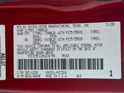 2021 Toyota Tundra Platinum