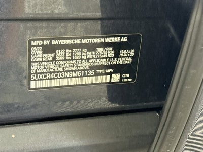 2022 BMW X5 sDrive40i