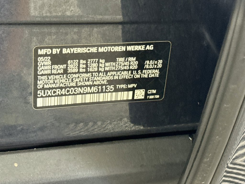 2022 BMW X5 sDrive40i