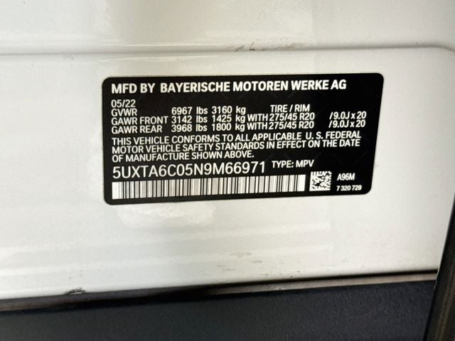 2022 BMW X5 xDrive45e