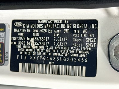 2017 Kia Sorento LX