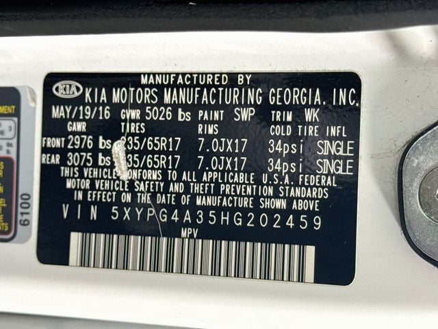 2017 Kia Sorento LX