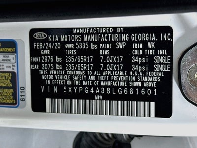 2020 Kia Sorento L