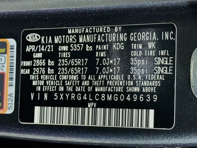 2021 Kia Sorento LX