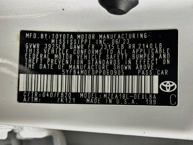 2023 Toyota Corolla LE