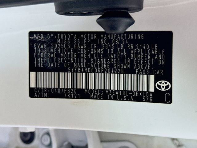 2024 Toyota Corolla LE