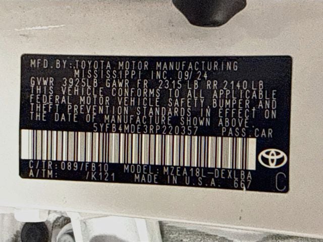 2024 Toyota Corolla LE