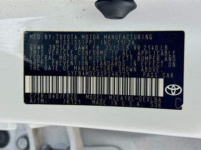 2025 Toyota Corolla LE