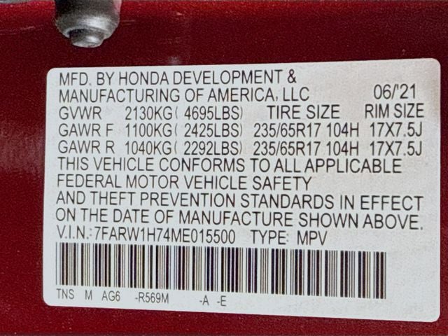 2021 Honda CR-V Special Edition