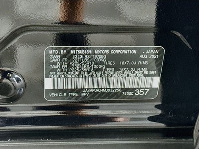 2021 Mitsubishi Outlander Sport 2.0 ES