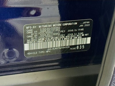 2022 Mitsubishi Outlander Black Edition