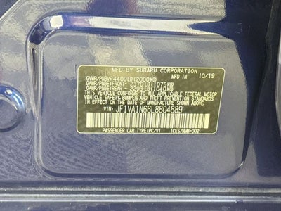 2020 Subaru WRX Limited