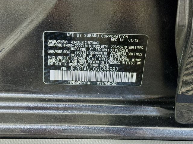 2019 Subaru Crosstrek 2.0i Limited