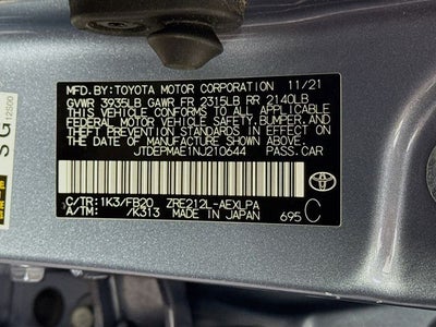 2022 Toyota Corolla LE