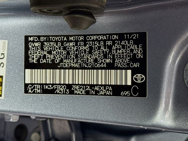 2022 Toyota Corolla LE
