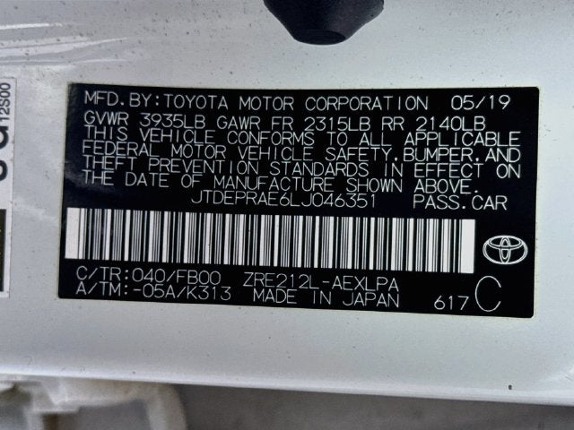 2020 Toyota Corolla LE
