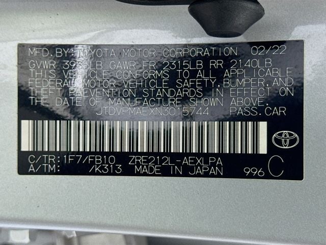 2022 Toyota Corolla LE