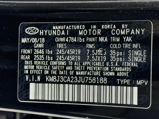 2018 Hyundai Tucson Limited