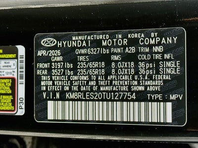 2026 Hyundai Palisade SEL 7 Passenger