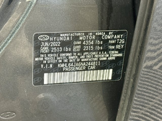 2022 Hyundai Sonata SEL