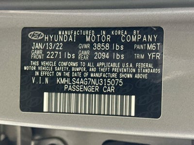2022 Hyundai Elantra SEL
