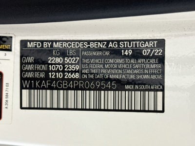 2023 Mercedes-Benz C-Class C 300