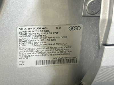 2025 Audi Q5 45 S line Premium quattro