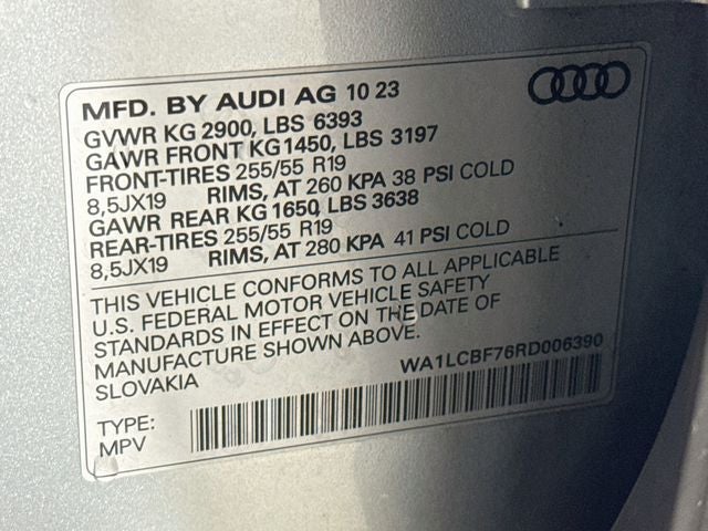 2024 Audi Q7 45 Premium Plus quattro