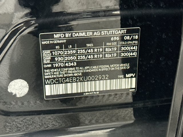 2019 Mercedes-Benz GLA GLA 250