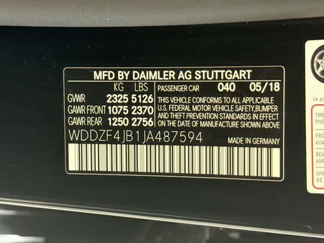 2018 Mercedes-Benz E-Class E 300