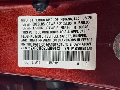 2020 Honda Civic EX