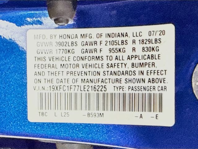 2020 Honda Civic EX-L