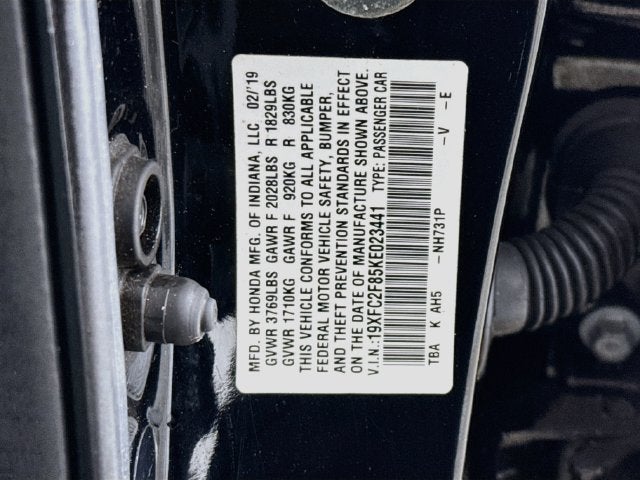 2019 Honda Civic Sport