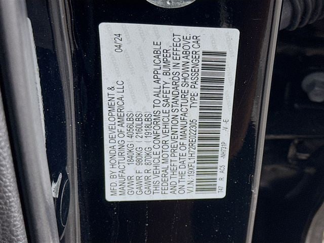 2024 Honda Civic EX-L