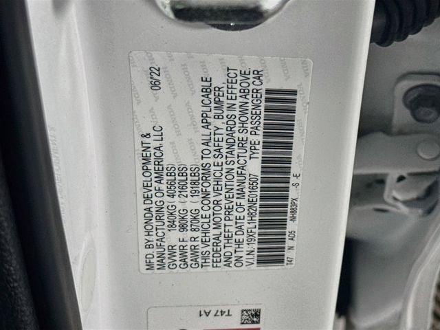 2022 Honda Civic Sport Touring