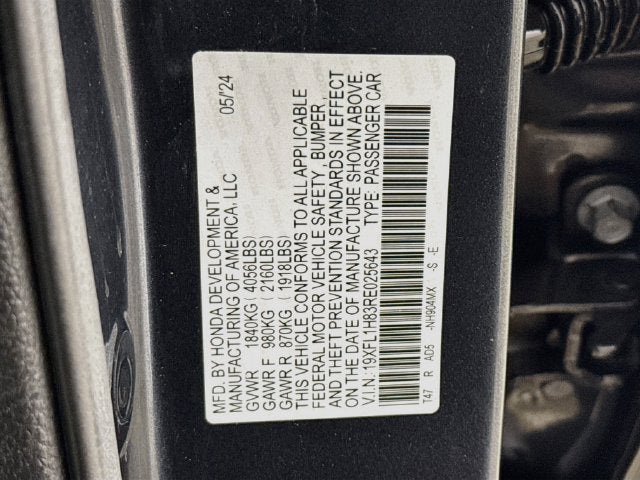 2024 Honda Civic Sport Touring