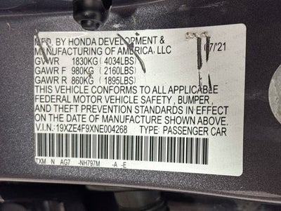 2022 Honda Insight Touring