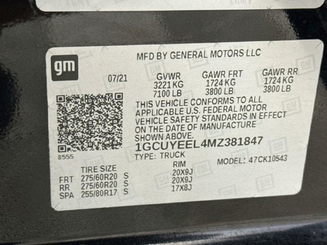 2021 Chevrolet Silverado 1500 RST