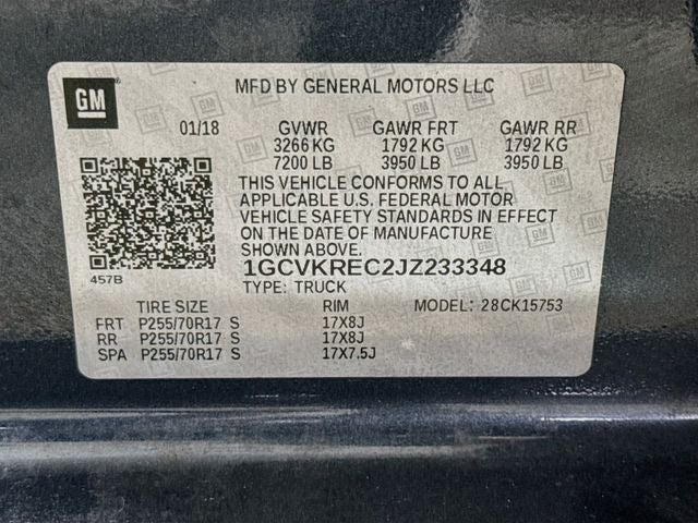 2018 Chevrolet Silverado 1500 LT LT1