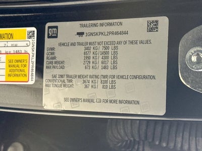 2023 Chevrolet Tahoe Z71