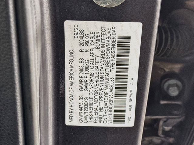 2020 Honda Accord Touring 2.0T