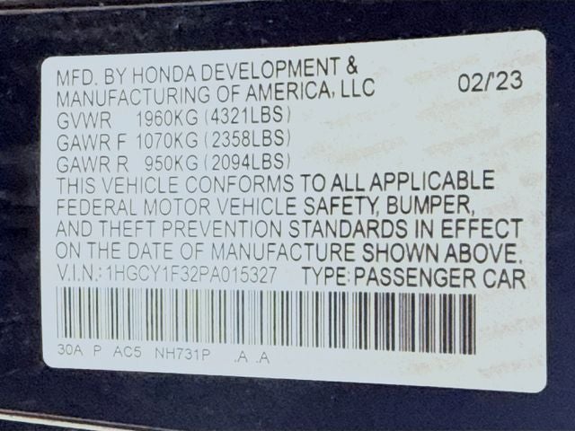2023 Honda Accord EX