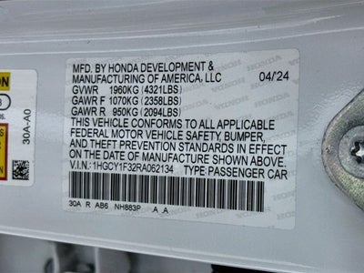 2024 Honda Accord EX