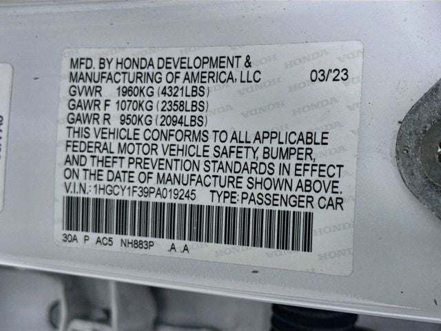 2023 Honda Accord EX