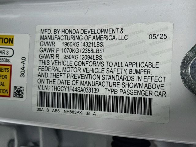 2025 Honda Accord SE