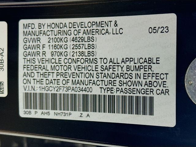 2023 Honda Accord Hybrid Sport-L