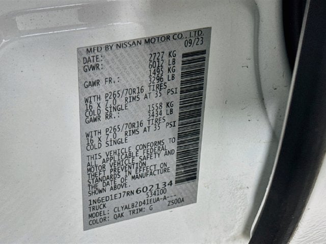2024 Nissan Frontier SV