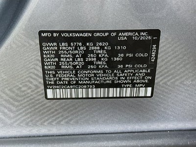 2026 Volkswagen Atlas Cross Sport 2.0T SE w/Technology
