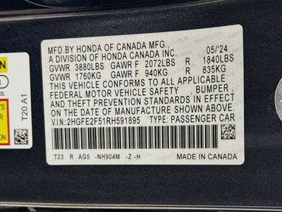 2024 Honda Civic Sport