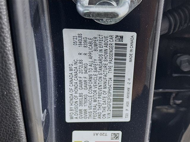 2023 Honda Civic Sport